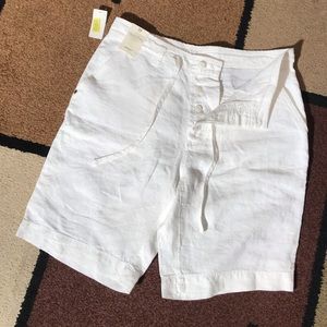 🌟Men’s Baird McNutt White Linen Shorts